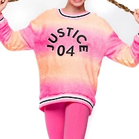 Sweat à manches longues Justice Girls Sorbet