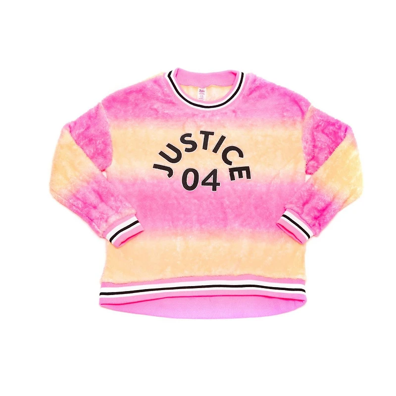 Sweat à manches longues Justice Girls Sorbet