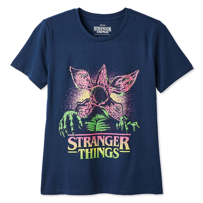 T-shirt Stranger Things Netflix pour femmes