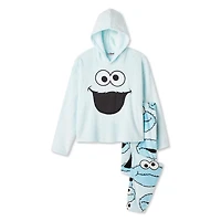 Sesame Street Women's Cookie Monster Pajama Set