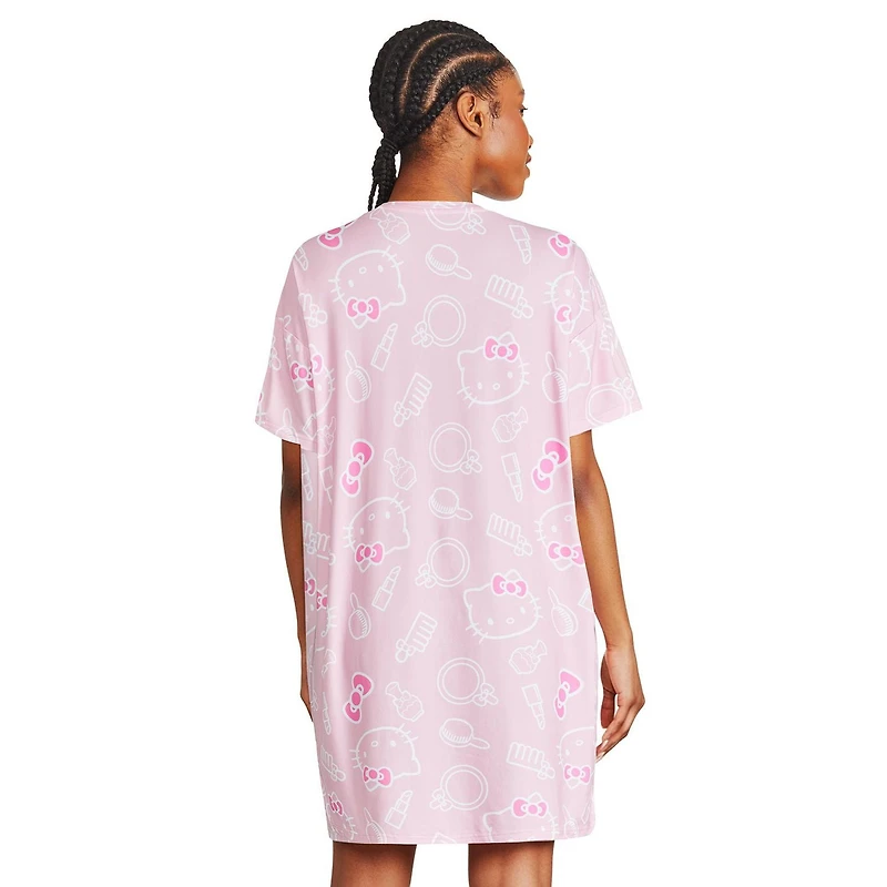 Chemise de nuit Hello Kitty pour femmes