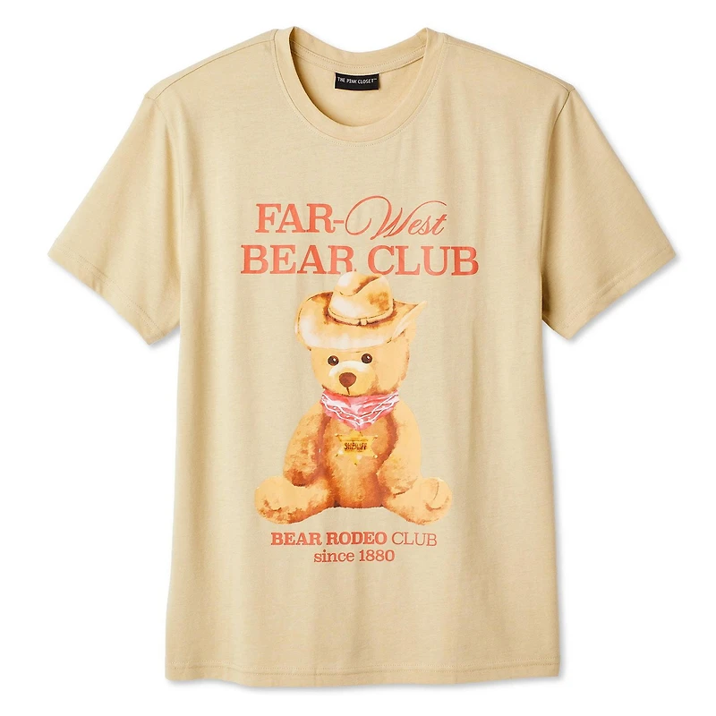 T-shirt Bear Club The Pink Closet pour femmes