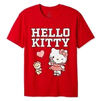 T-shirt coupe garçonne Hello Kitty pour femmes