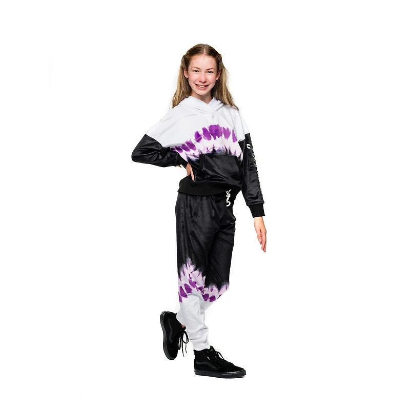 Sweat à capuche à manches longues Justice pour filles
