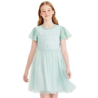George Girls' Sequin Mesh Dress