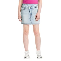 George Girls' Asymmetrical Waist Denim Skirt