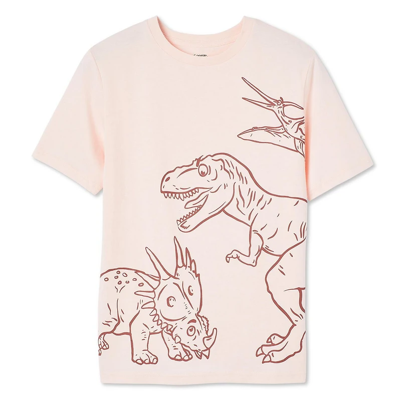 T-shirt avec imprimé graphique George pour garçons Tailles TP–TG
