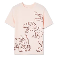 T-shirt avec imprimé graphique George pour garçons Tailles TP–TG