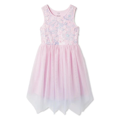 George Girls' Sequin Mesh Dress