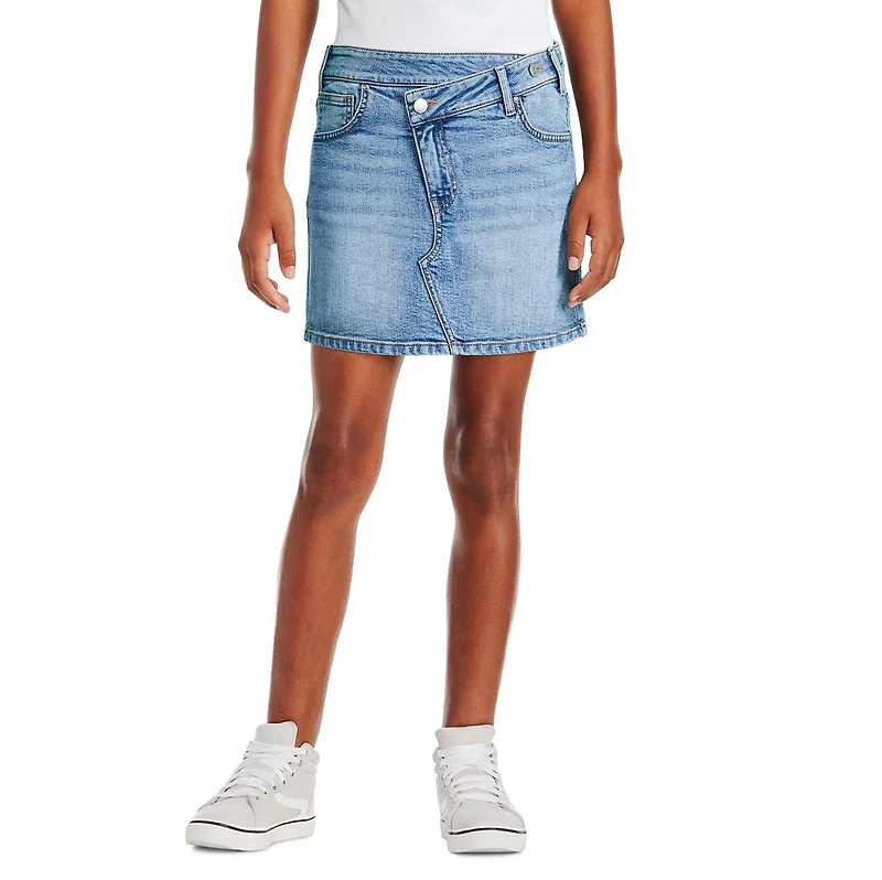 Jupe en denim à taille asymétrique George pour filles