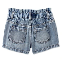 George Baby Girls' Seamed Denim Short