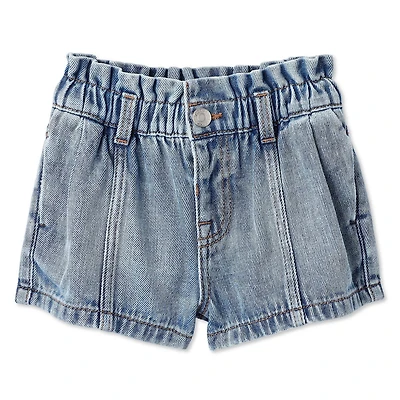 George Baby Girls' Seamed Denim Short