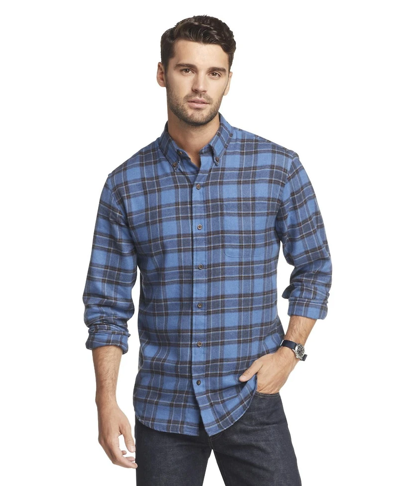 Long Sleeve Flannel Plaid Shirt