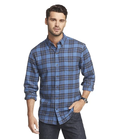 Long Sleeve Flannel Plaid Shirt