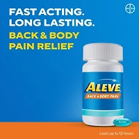 ALEVE Back and Body Pain Relief Liquid Gels, up to 12 Hour Relief, Naproxen Sodium 220mg, 20 Liquid Gel Capsules