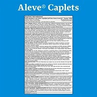 ALEVE pour le soulagement de la douleur, éprouvé en clinique, à action rapide et durable, naproxène sodique 24 caplets