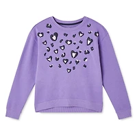 George Girls' Crew Neckline Sweatshirt