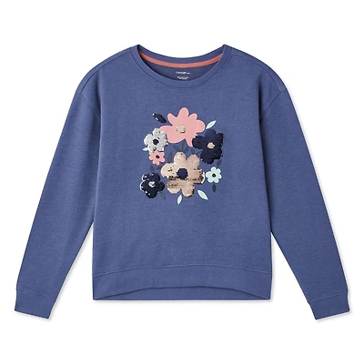 Coton ouaté à encolure ras du cou George pour filles