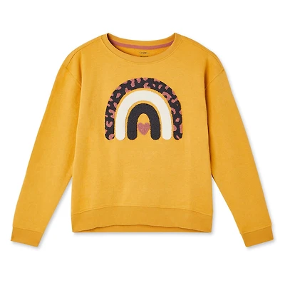 Coton ouaté à encolure ras du cou George pour filles