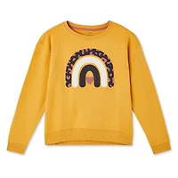 Coton ouaté à encolure ras du cou George pour filles