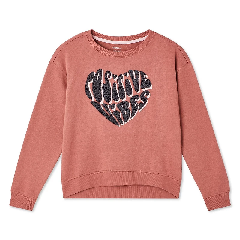 Coton ouaté à encolure ras du cou George pour filles