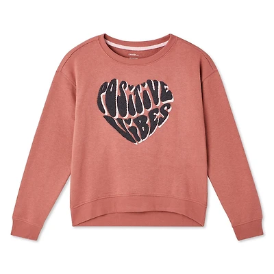 Coton ouaté à encolure ras du cou George pour filles