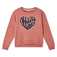 Coton ouaté à encolure ras du cou George pour filles