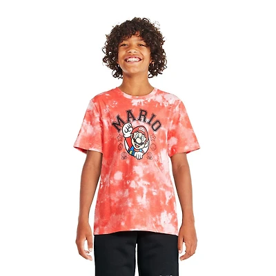 T-shirt délavé Super Mario pour garçons