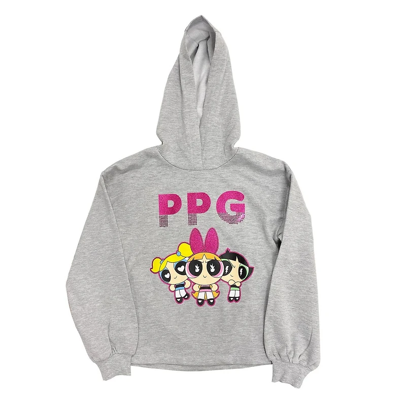 Powerpuff Girls Sweat à capuche à manches longues Fire Eyes pour filles