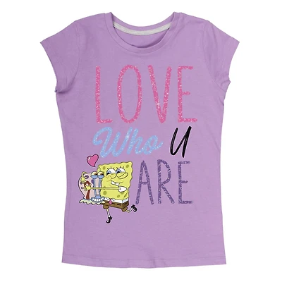 Sponge Bob Girl's Short Sleeve T-Shirt