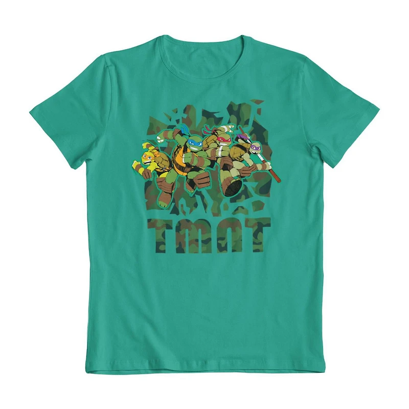 Teenage Mutant Ninja Turtles T-Shirt col rond à manches courtes pour garçon Tailles TP à TG