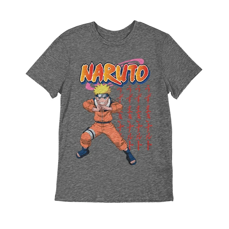 Naruto Boy's Short Sleeve crew neck T-shirt