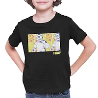 Five Night at Freddy's T-Shirt col rond à manches courtes pour garçon Tailles TP à TG