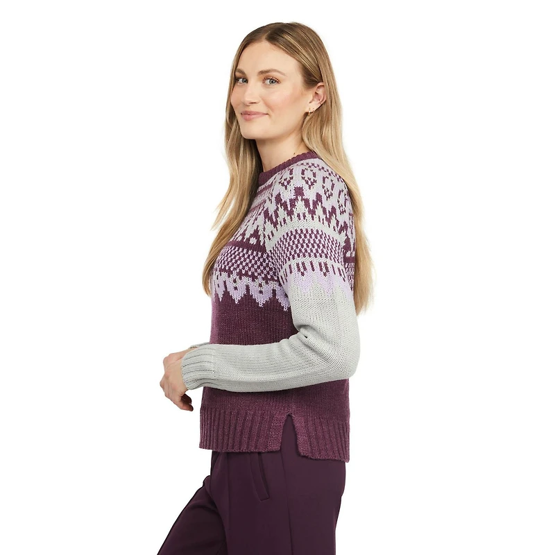 Mexx-Pull en tricot Fair Isle pour femmes