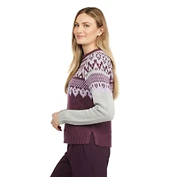 Mexx-Pull en tricot Fair Isle pour femmes