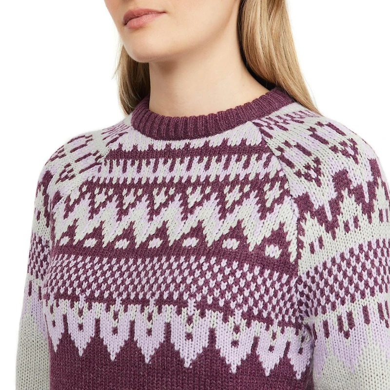 Mexx-Pull en tricot Fair Isle pour femmes