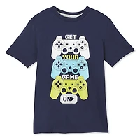 T-shirt avec imprimé graphique à manches courtes George pour garçons