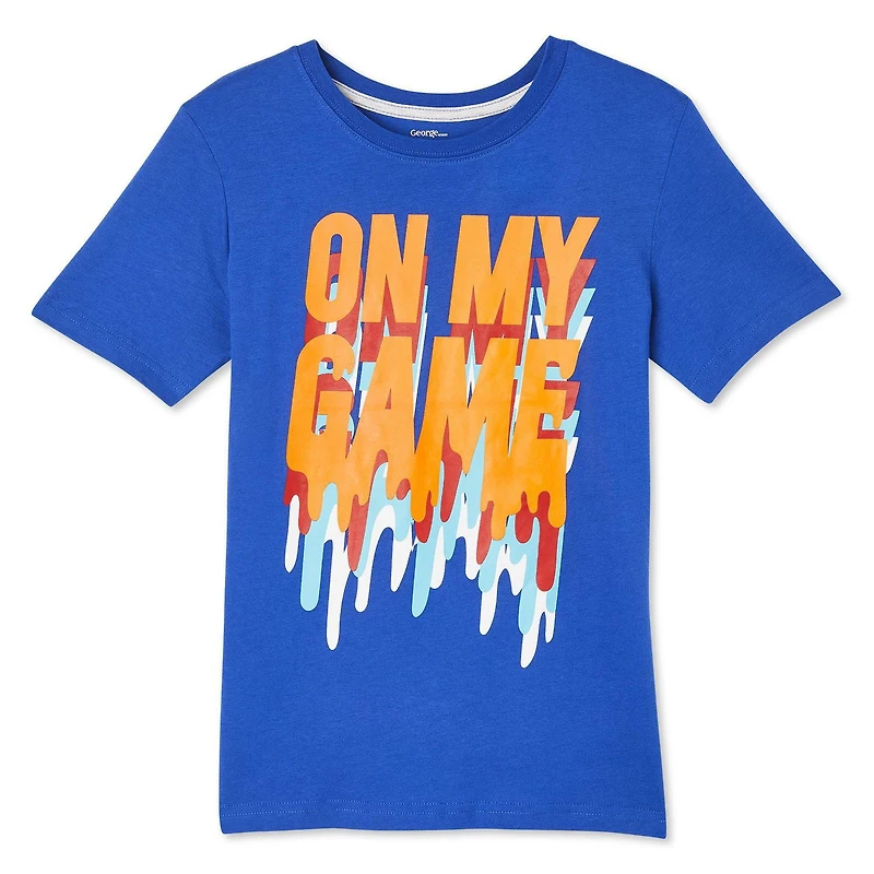 T-shirt avec imprimé graphique à manches courtes George pour garçons