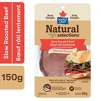 Rosbif émincé Natural Selections Viande de charcuterie Maple Leaf