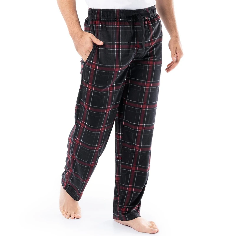 Pantalon de pyjama en molleton soyeux pour hommes IZOD