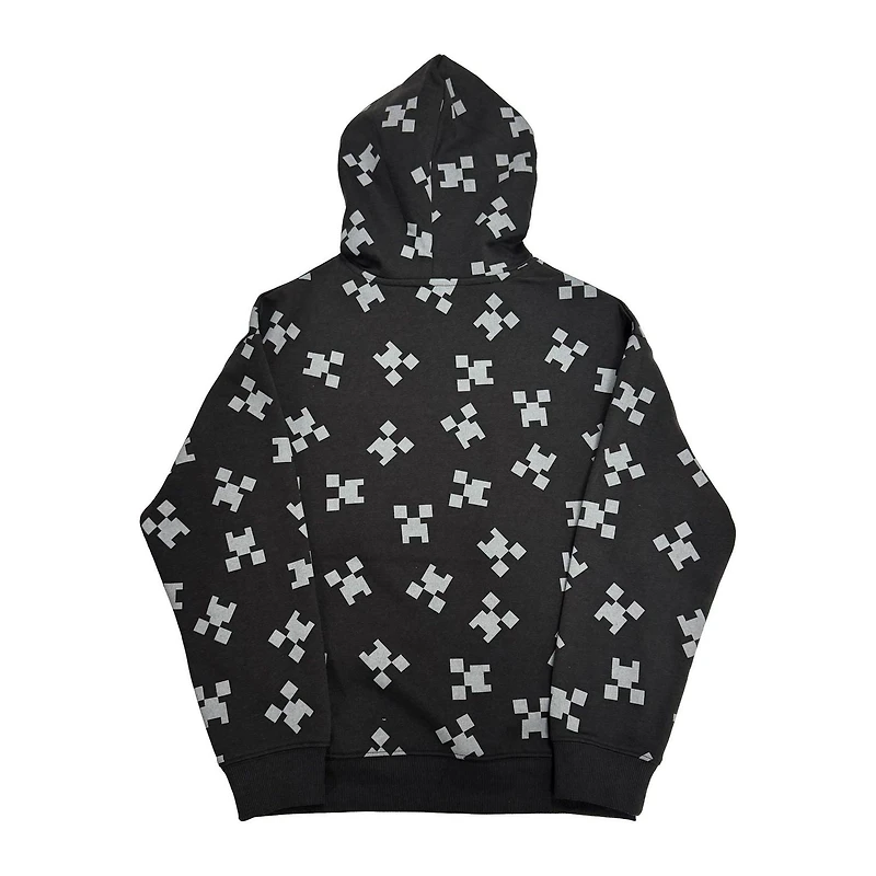 Minecraft Garçons Three Creeper Friends Sweat à capuche à manches longues