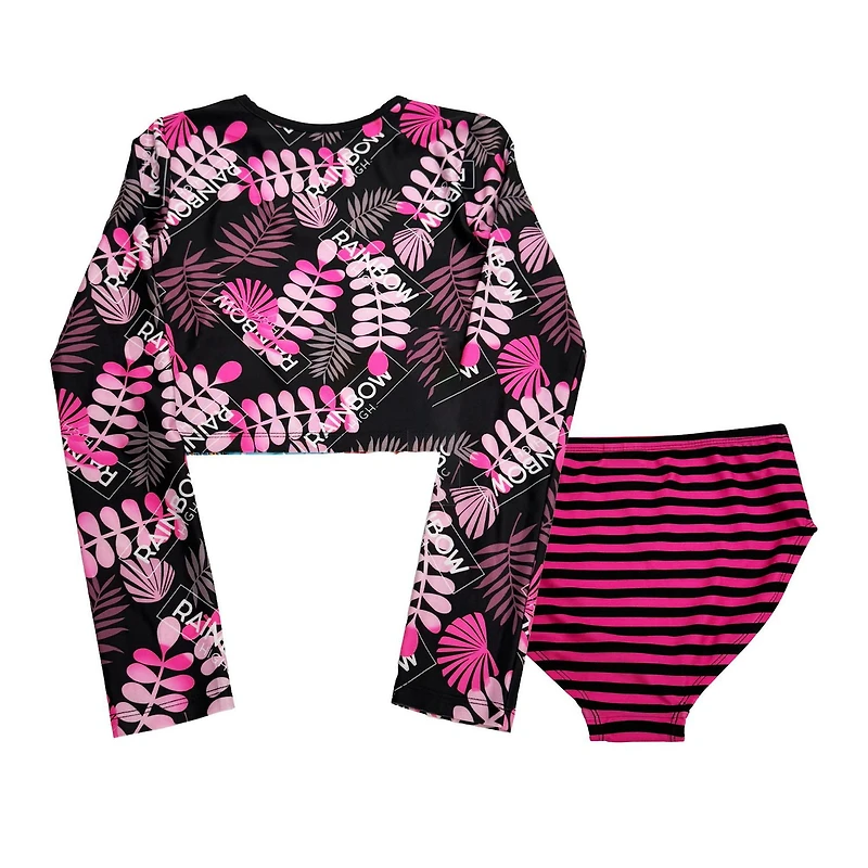 Rainbow High - Ensemble de bain 2 pièces Paradise rose pour filles