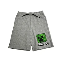 Minecraft Boys Creeper Head Shorts
