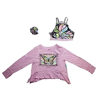 Girls Justice 3 Piece Beautiful Butterfly Set