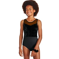 Justice Girls' Two Piece Velour Leotard Set