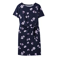 Robe imprimée nouée sur le côté Iyla pour femmes
