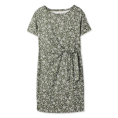 Robe imprimée nouée sur le côté Iyla pour femmes