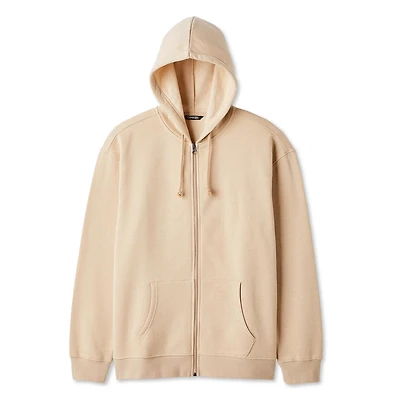 Chandail à capuchon zippé sur la longueur George pour hommes