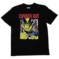 Men's Marvel Wolverine Canada Day t shirt