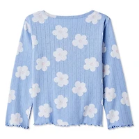 George Toddler Girls' Henley Top